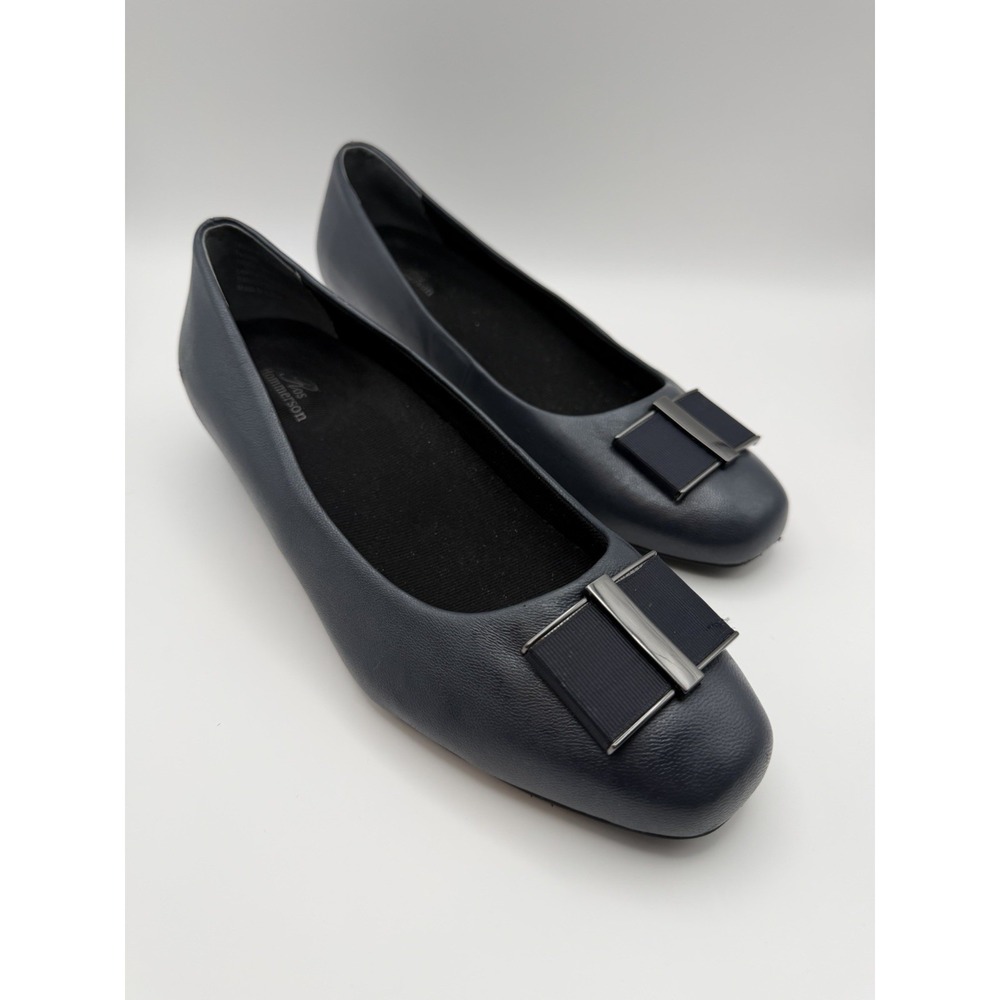 Ros Hommerson Women's Navy Blue Career Office Low Heel Pumps Comfort Shoes 8.5